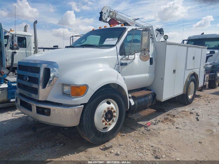2011 Ford F-650 Xl/Xlt white truck diesel 3FRNF6FC2BV551956 photo #3