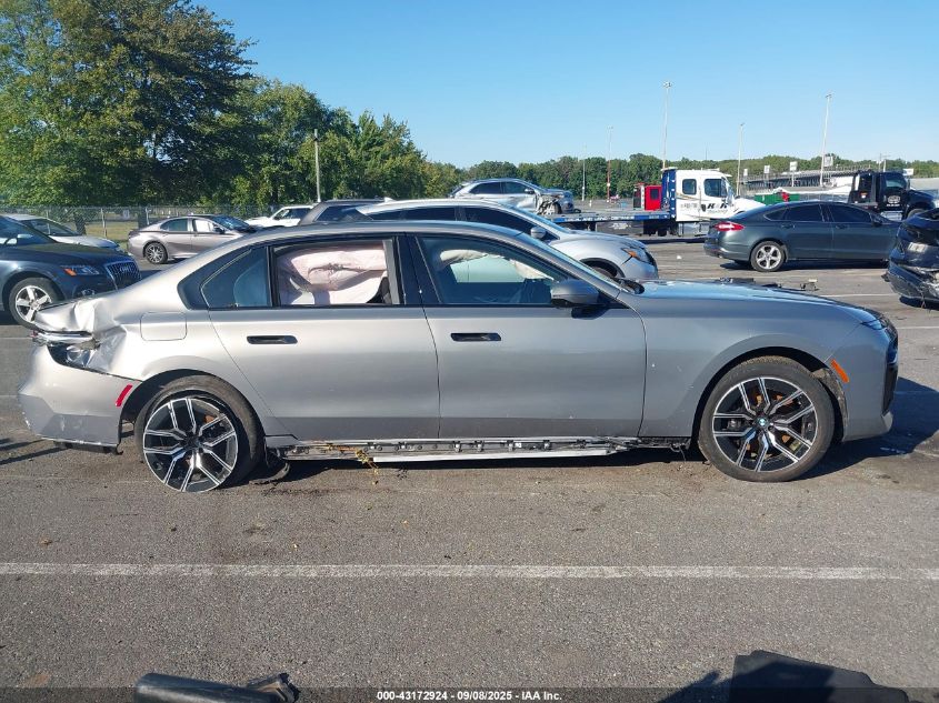 2024 BMW I7 Edrive50 VIN: WBY43EJ02RCR21103 Lot: 43172924