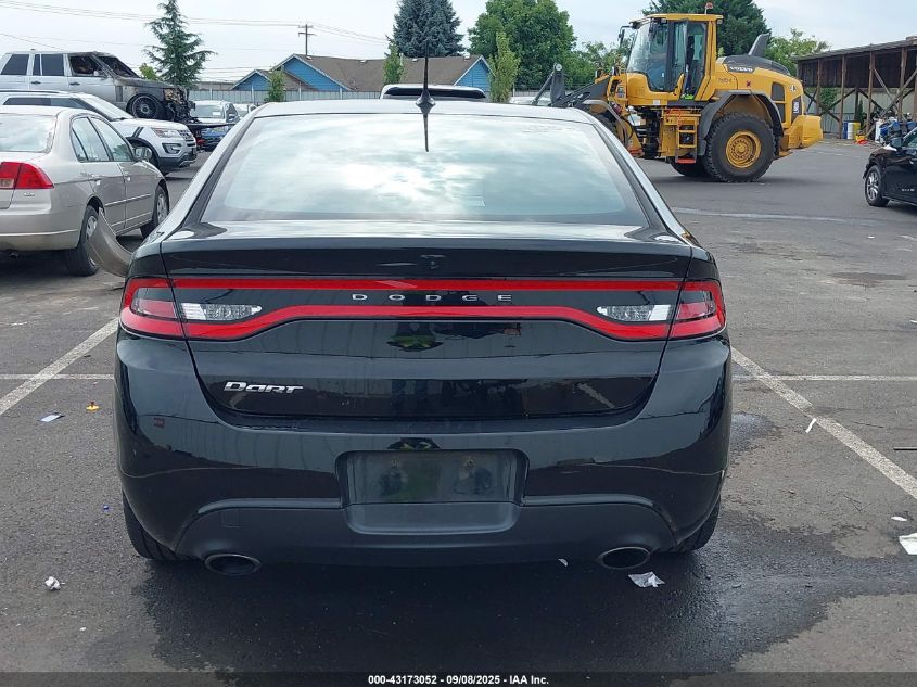 2015 Dodge Dart Sxt VIN: 1C3CDFBB8FD112618 Lot: 43173052