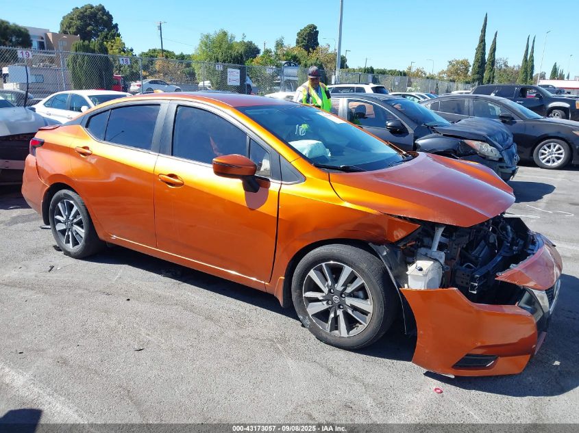2021 Nissan Versa Sv Xtronic Cvt VIN: 3N1CN8EV0ML855701 Lot: 43173057