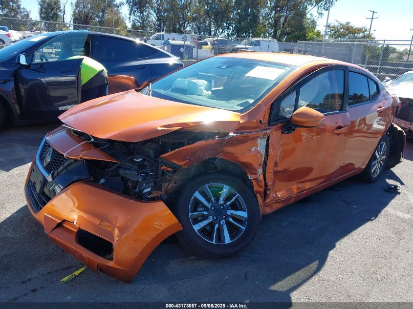 2021 Nissan Versa Sv Xtronic Cvt VIN: 3N1CN8EV0ML855701 Lot: 43173057