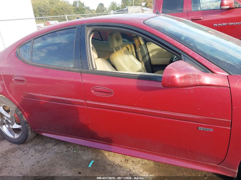 2004 Pontiac Grand Prix Gtp VIN: 2G2WR544641214046 Lot: 43173070