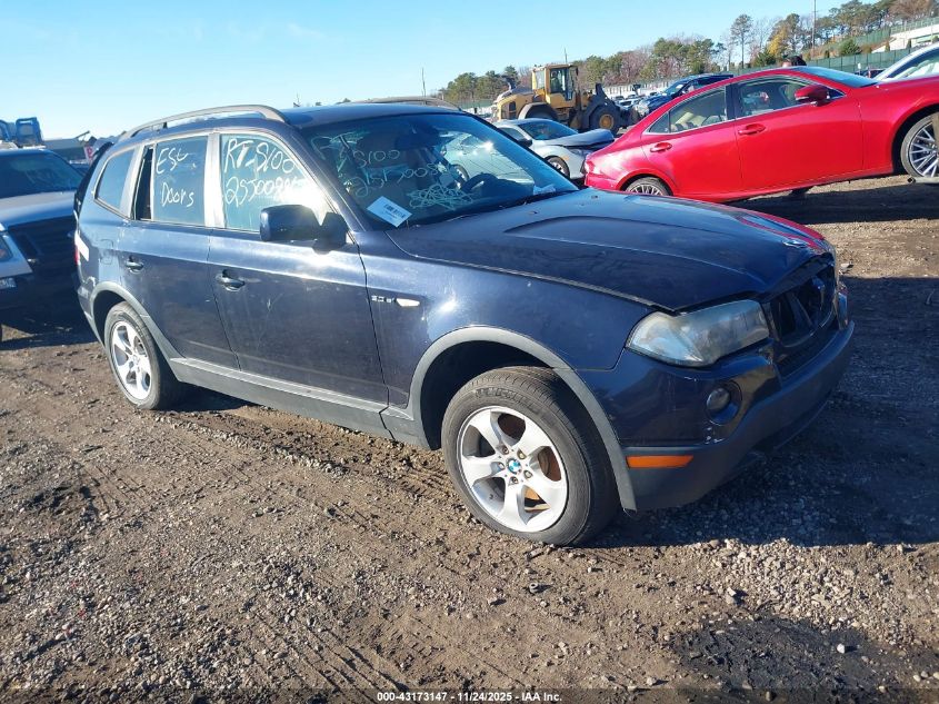 2008 BMW X3 3.0Si VIN: WBXPC93438WJ24221 Lot: 43173147