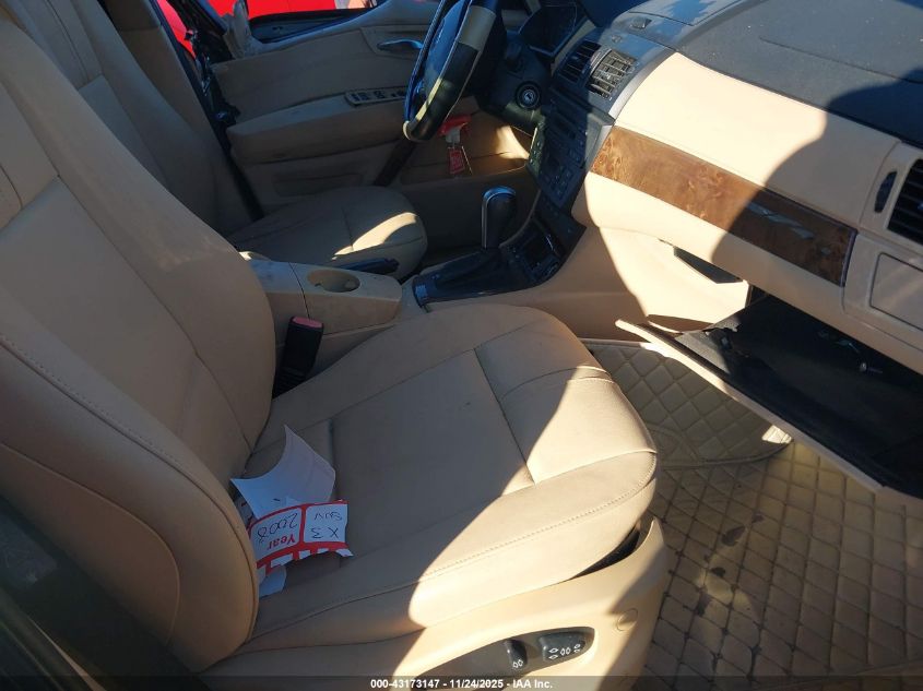 2008 BMW X3 3.0Si VIN: WBXPC93438WJ24221 Lot: 43173147