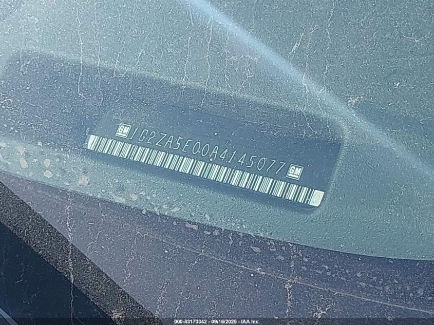 2010 Pontiac G6 VIN: 1G2ZA5E00A4145077 Lot: 43173342