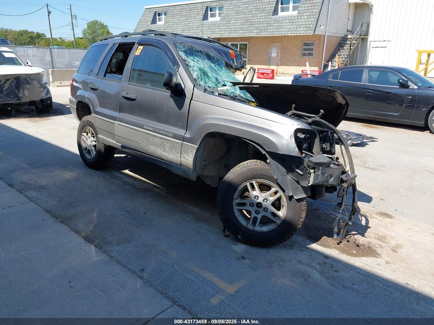 2002 Jeep Grand Cherokee Laredo grey other gasoline 1J4GW48S62C272347 photo #1
