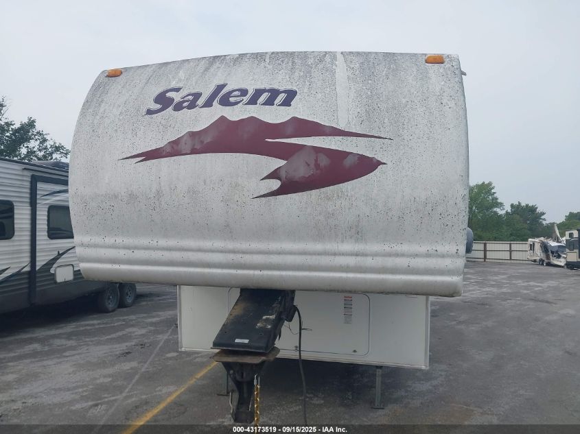 2007 Salem Camper VIN: 4X4FSBM207U070980 Lot: 43173519