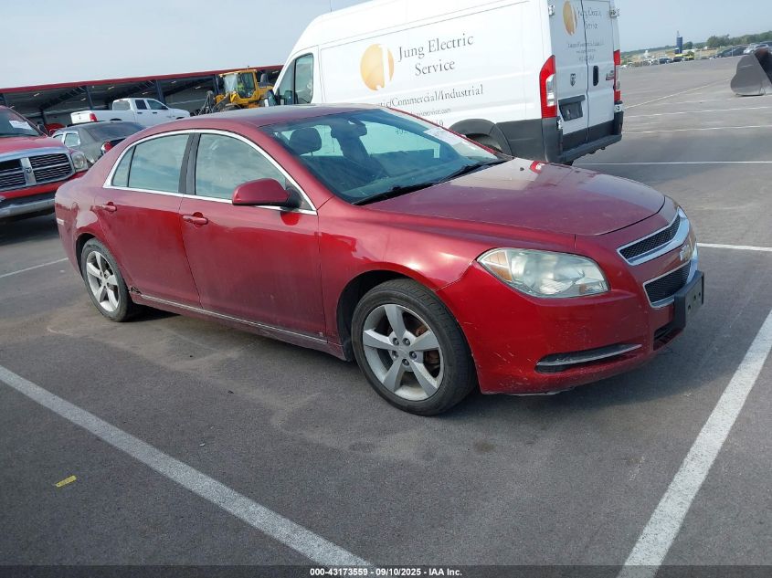 2009 Chevrolet Malibu Lt red sedan gasoline 1G1ZJ57B39F221684 photo #1