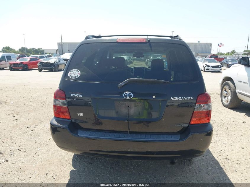 2004 Toyota Highlander Limited VIN: JTEGP21AX40017080 Lot: 43173567