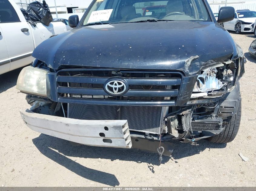 2004 Toyota Highlander Limited VIN: JTEGP21AX40017080 Lot: 43173567