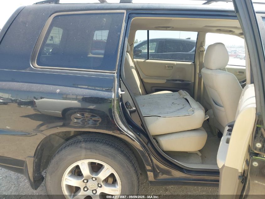 2004 Toyota Highlander Limited VIN: JTEGP21AX40017080 Lot: 43173567