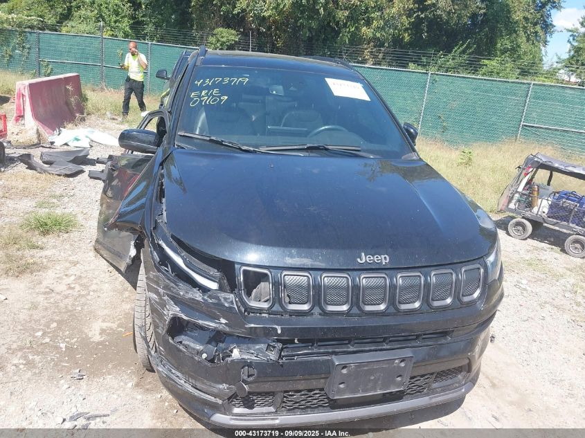 2022 Jeep Compass High Altitude 4X4 VIN: 3C4NJDCB6NT178478 Lot: 43173719