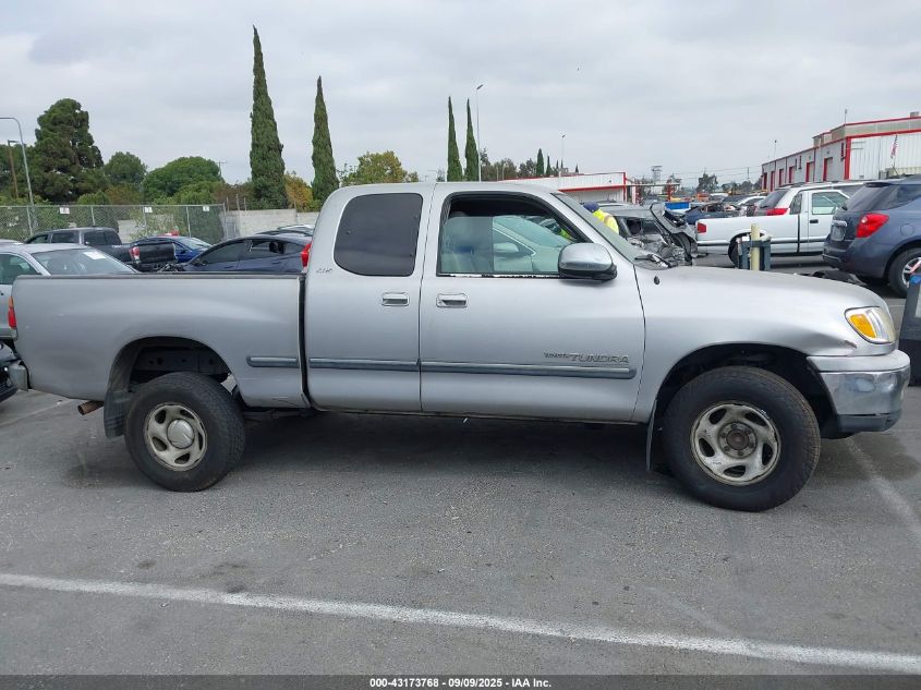 2002 Toyota Tundra Sr5 VIN: 5TBRN34112S282851 Lot: 43173768