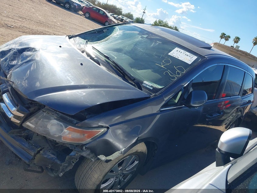 2014 Honda Odyssey Ex-L VIN: 5FNRL5H6XEB104766 Lot: 43173852