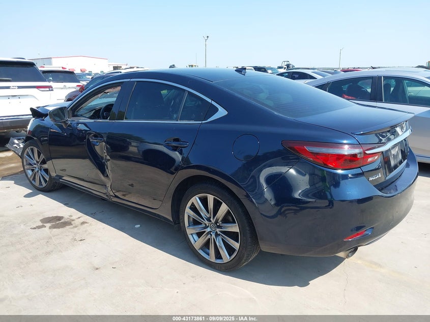 2019 Mazda 6 2.5 Grand Touring Reserve Blue Lot 111043173861 Vin JM1GL1WY7K1507600