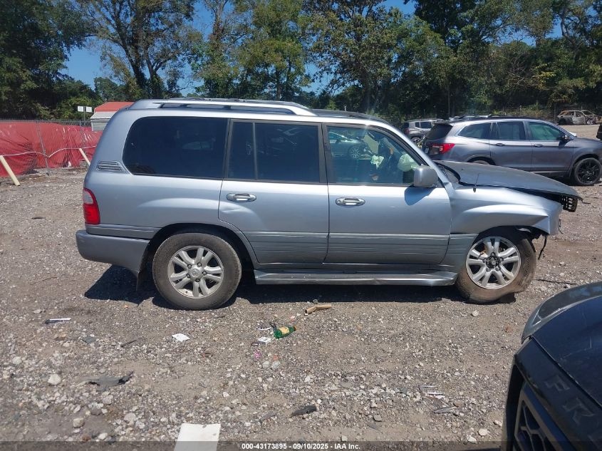 2005 Lexus Lx 470 VIN: JTJHT00W353550133 Lot: 43173895