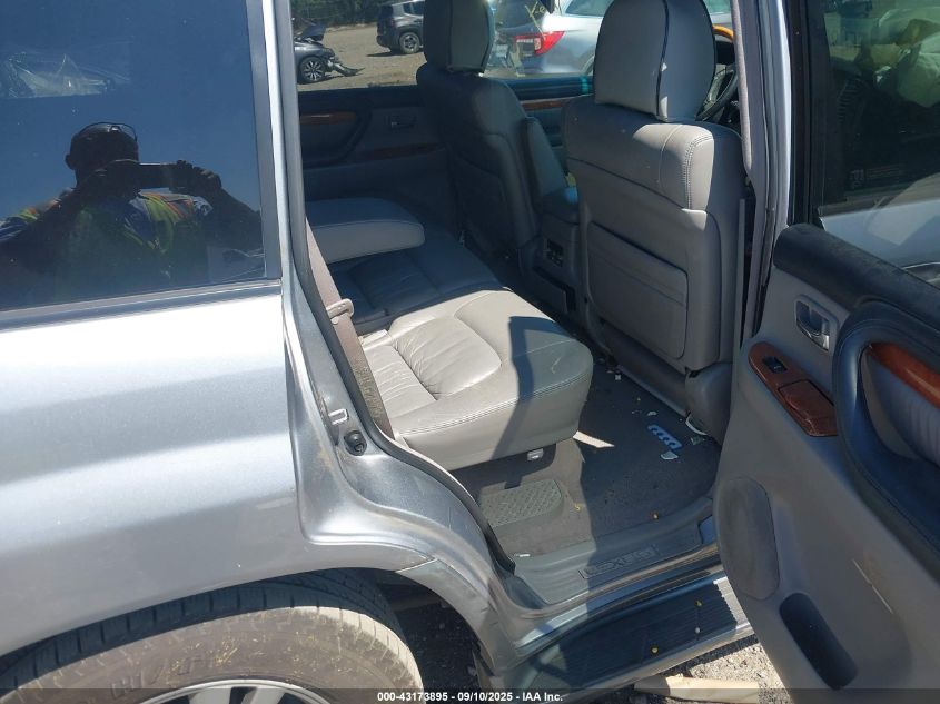 2005 Lexus Lx 470 VIN: JTJHT00W353550133 Lot: 43173895