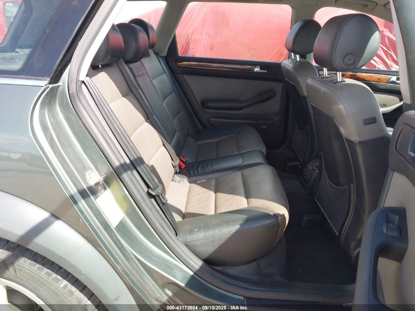 2002 Audi Allroad 2.7L VIN: WA1YD64B42N151316 Lot: 43173904