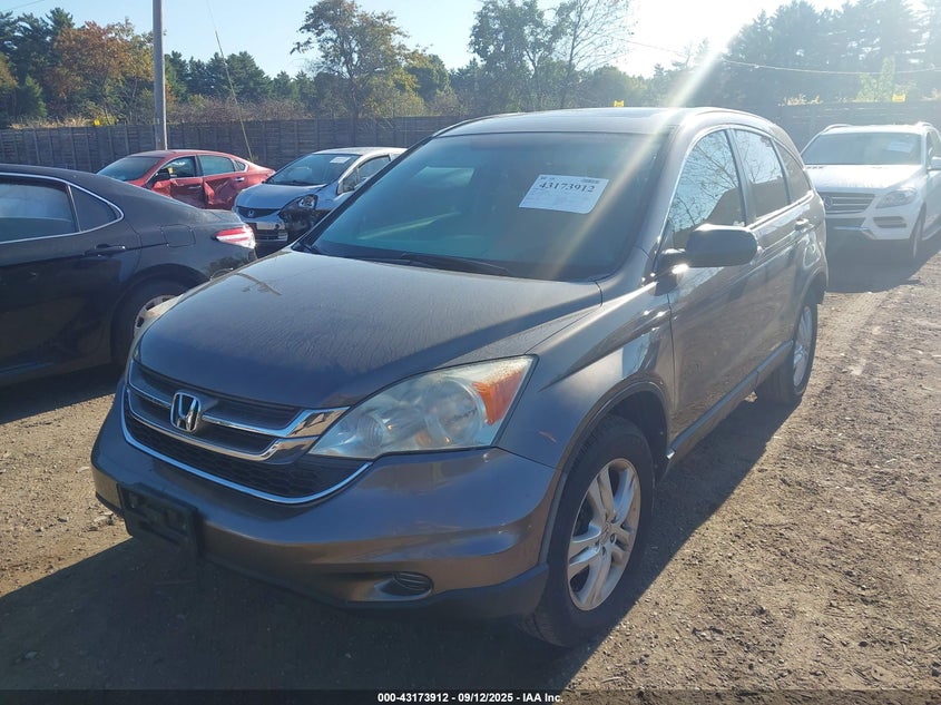 2010 Honda Cr-V Ex brown other gasoline 3CZRE4H51AG701346 photo #3