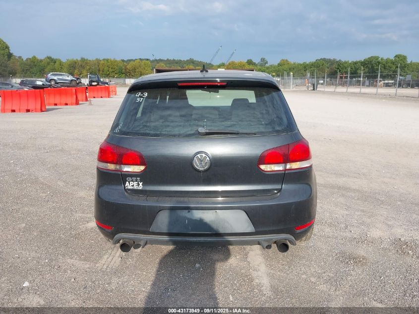 2011 Volkswagen Gti 4-Door VIN: WVWHV7AJXBW105620 Lot: 43173949