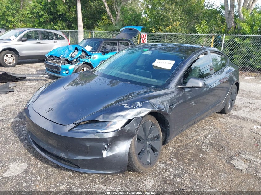 2024 Tesla Model 3 Long Range Dual Motor All-Wheel Drive/Rear-Wheel Drive VIN: 5YJ3E1EA3RF768799 Lot: 43173998