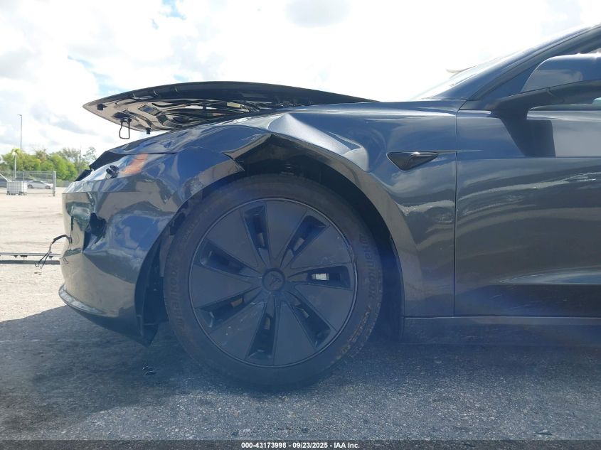 2024 Tesla Model 3 Long Range Dual Motor All-Wheel Drive/Rear-Wheel Drive VIN: 5YJ3E1EA3RF768799 Lot: 43173998