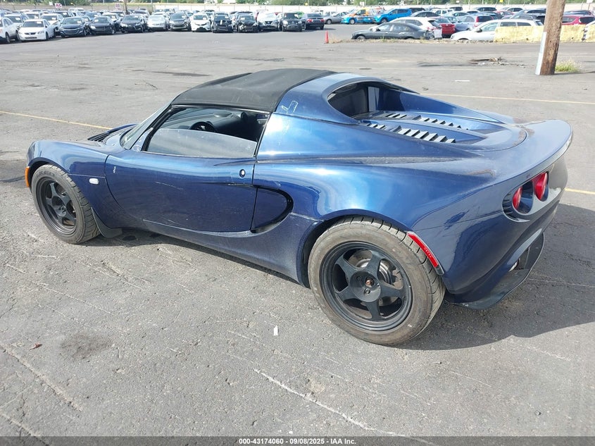 2005 Lotus Elise blue cabrio gasoline SCCPC11195HL31492 photo #4