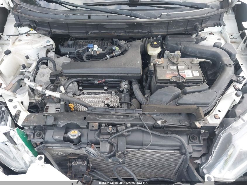 2016 Nissan Rogue S/Sl/Sv VIN: 5N1AT2MV6GC880722 Lot: 43174093