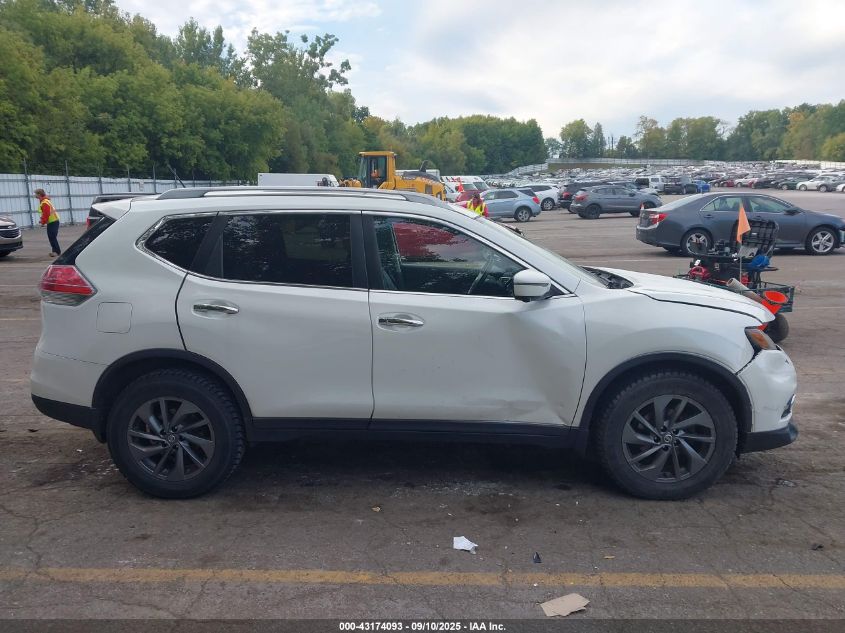 2016 Nissan Rogue S/Sl/Sv VIN: 5N1AT2MV6GC880722 Lot: 43174093