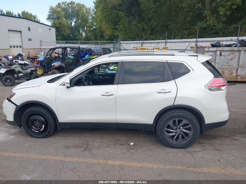 2016 Nissan Rogue S/Sl/Sv VIN: 5N1AT2MV6GC880722 Lot: 43174093