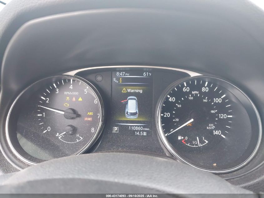 2016 Nissan Rogue S/Sl/Sv VIN: 5N1AT2MV6GC880722 Lot: 43174093