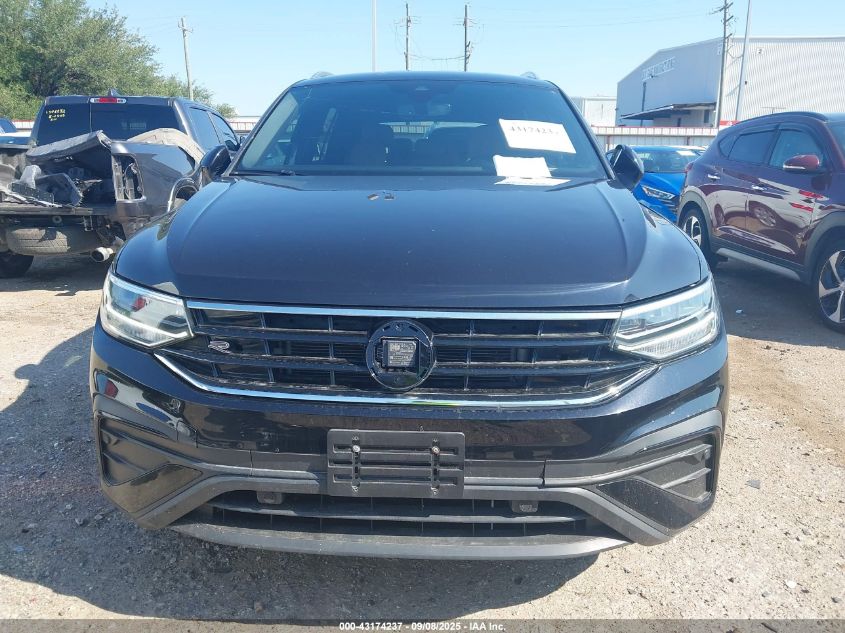 2022 Volkswagen Tiguan 2.0T Se VIN: 3VV3B7AX0NM020783 Lot: 43174237