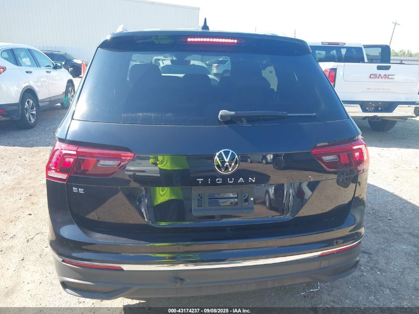 2022 Volkswagen Tiguan 2.0T Se VIN: 3VV3B7AX0NM020783 Lot: 43174237
