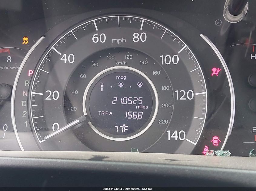 2012 Honda Cr-V Ex-L VIN: 5J6RM4H74CL041829 Lot: 43174284