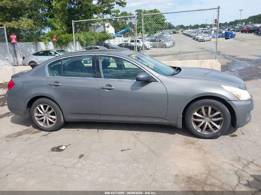 2008 Infiniti G35X VIN: JNKBV61F68M259370 Lot: 43174293