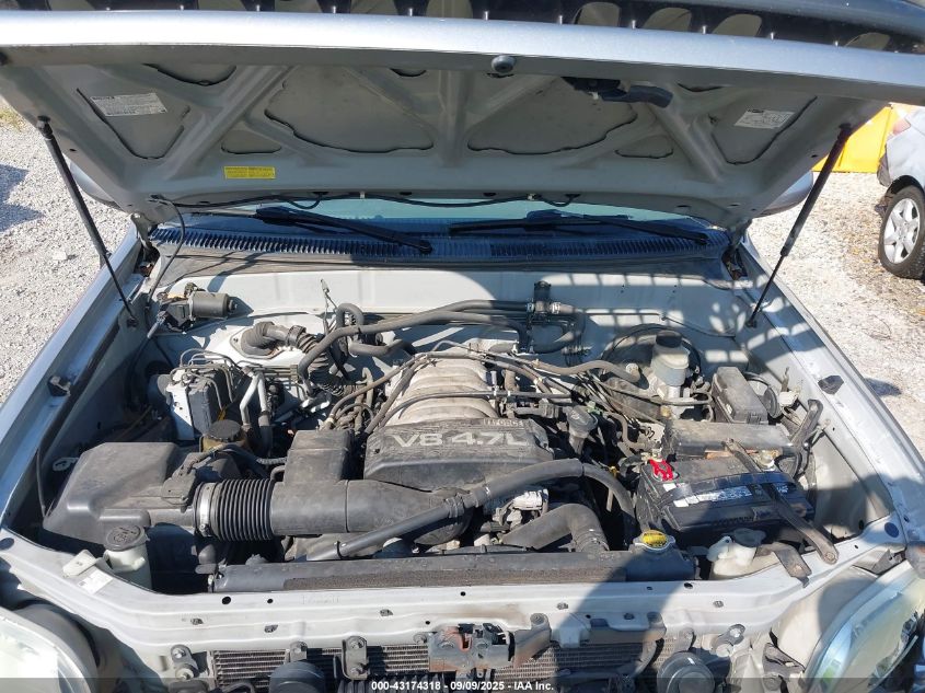 2002 Toyota Sequoia Sr5 V8 VIN: 5TDZT34A12S134809 Lot: 43174318