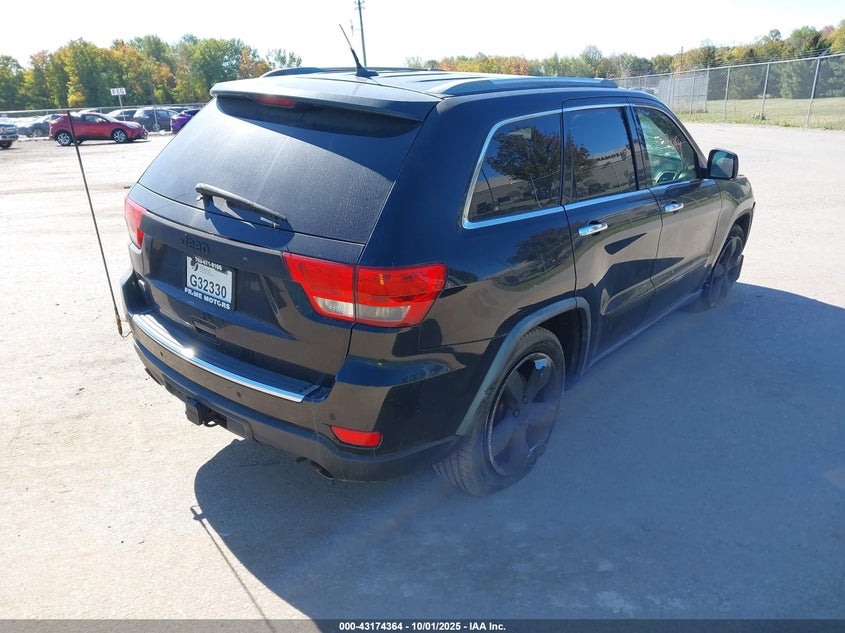 Vin: 1c4rjfct4cc104975, lot: 43668768, jeep grand cherokee overland 20124