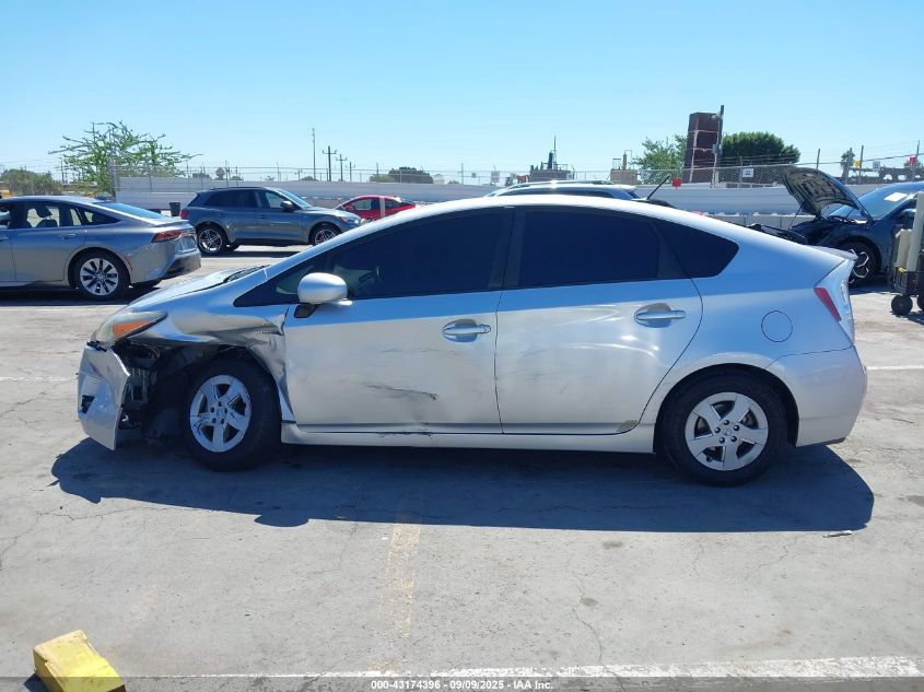 2011 Toyota Prius Three VIN: JTDKN3DU6B5317988 Lot: 43174396