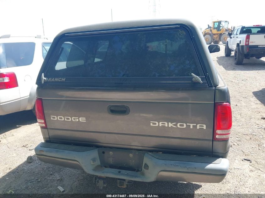 2004 Dodge Dakota Sport/Sxt VIN: 1D7HL38K74S739061 Lot: 43174487