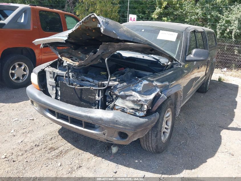 2004 Dodge Dakota Sport/Sxt VIN: 1D7HL38K74S739061 Lot: 43174487