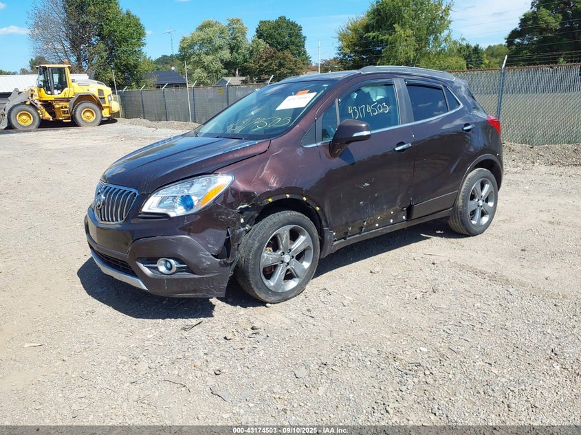 Vin: kl4cjbsb1eb649218, lot: 43668908, buick encore convenience 20142