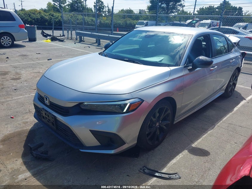 2HGFE2F52NH594377 2022 HONDA CIVIC photo no. 2