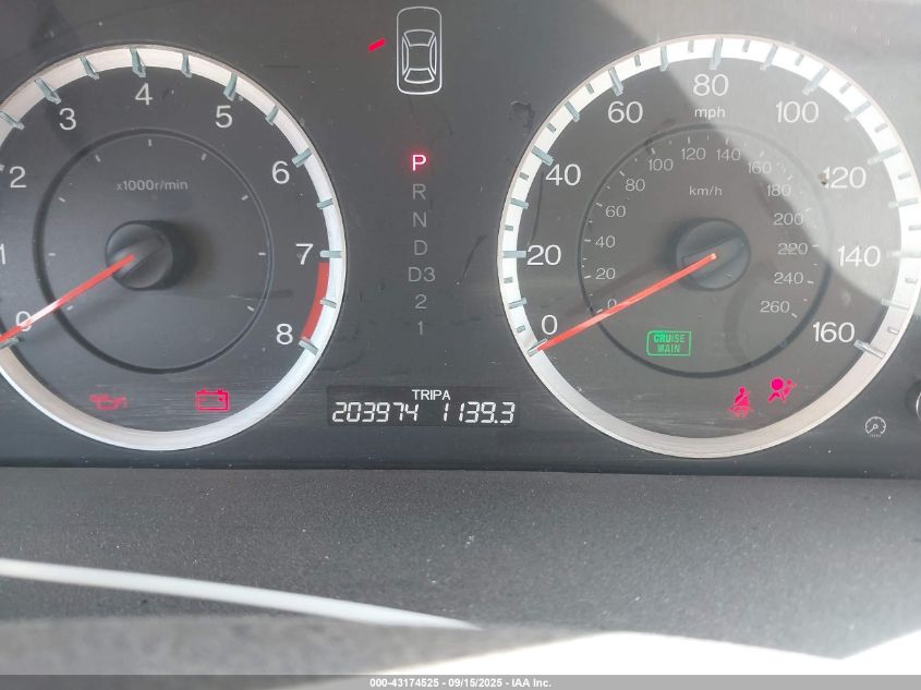 2010 Honda Accord 2.4 Ex-L VIN: 1HGCP2F82AA110773 Lot: 43174525