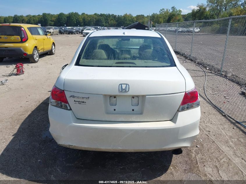 2010 Honda Accord 2.4 Ex-L VIN: 1HGCP2F82AA110773 Lot: 43174525