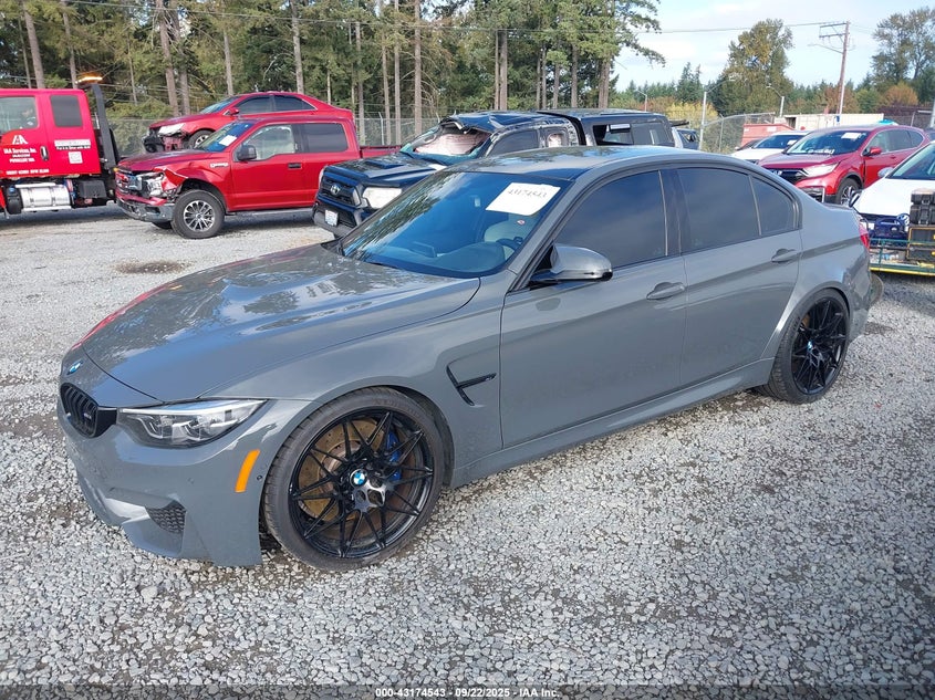 Vin: wbs8m9c59j5k99276, lot: 43668948, bmw m3 cs 20182