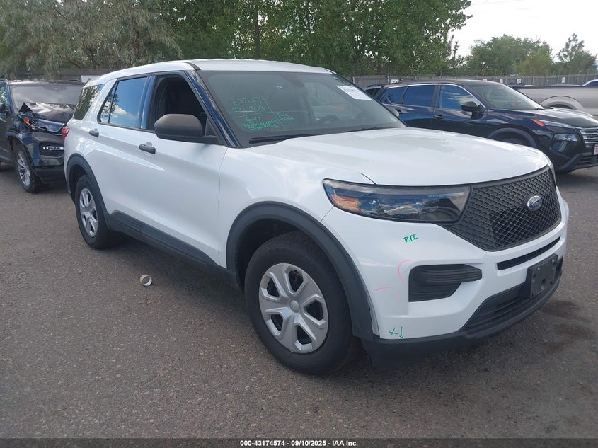 2021 Ford Police Interceptor white other gasoline 1FM5K8AB0MGB04480 photo #1