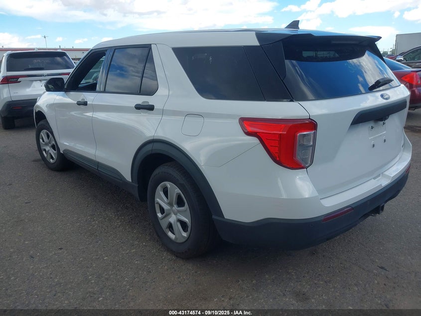 2021 Ford Police Interceptor white other gasoline 1FM5K8AB0MGB04480 photo #4