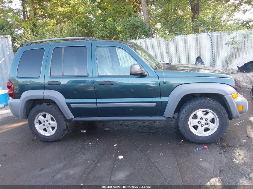 2005 Jeep Liberty Sport VIN: 1J4GL48K65W602726 Lot: 43174623