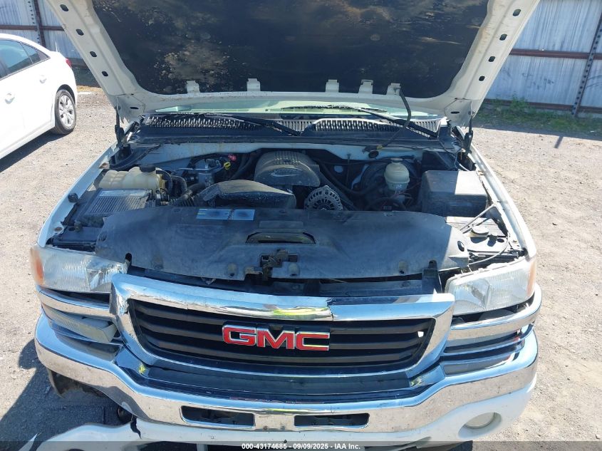 2006 GMC Sierra 1500 Sle1 VIN: 2GTEK13T261195043 Lot: 43174685