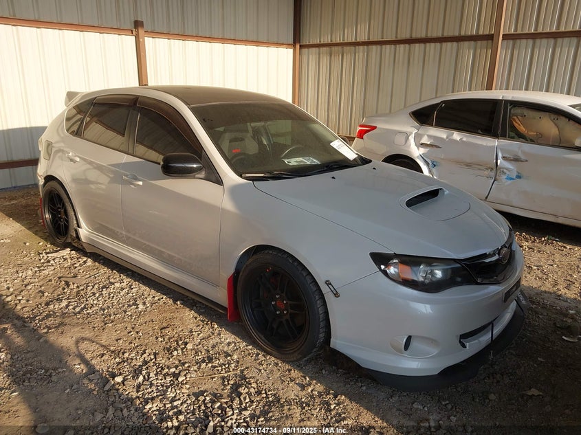 2009 Subaru Impreza Wrx white hatchback gasoline JF1GH766X9G803825 photo #1